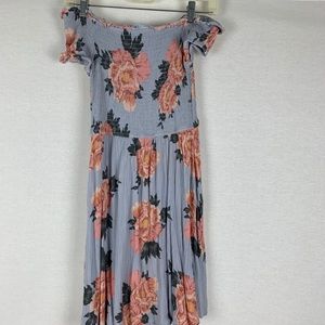 Floral Off the Shoulder Dress